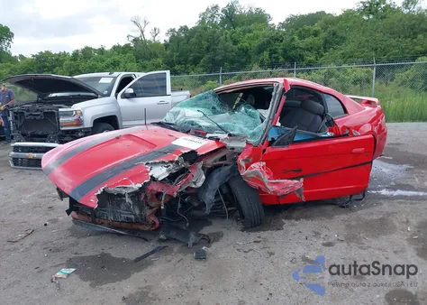 2002 Ford Mustang из США, поврежденный, VIN 1FAFP40432F134538